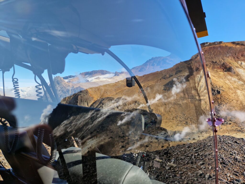 Reflections on the R66 windshield